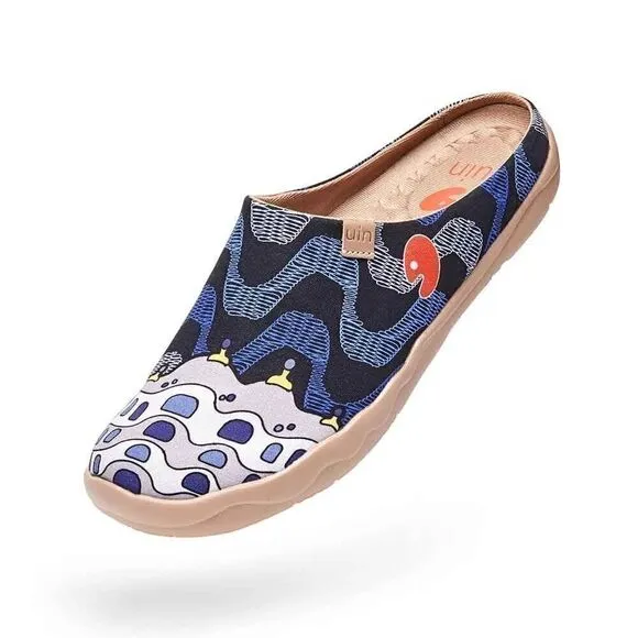 UIN Men's Mules Comfort Travel Shoe Casual Slippers (La Pedrera Slipper)