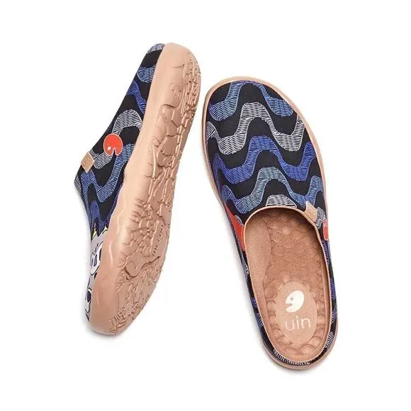 UIN Men's Mules Comfort Travel Shoe Casual Slippers (La Pedrera Slipper)
