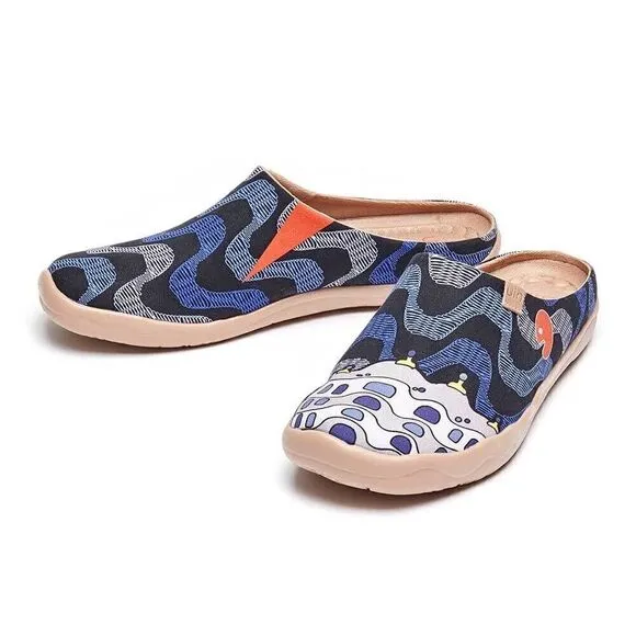 UIN Men's Mules Comfort Travel Shoe Casual Slippers (La Pedrera Slipper)