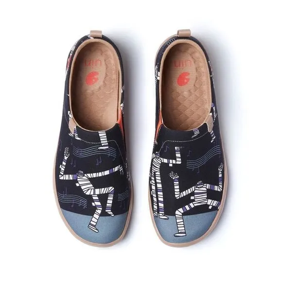 UIN Men's Walking Shoes Canvas Upper Loafers ( Dance Battle Toledo I)