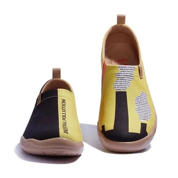 UIN Men's Loafers Shoes Slip On Canvas Walking Shoes (Bring Back the Fresh Air)