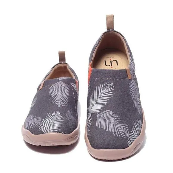 UIN Men's Loafers Shoes Slip On Canvas Walking Shoes (FOLLOW YOUR FREEDOM)