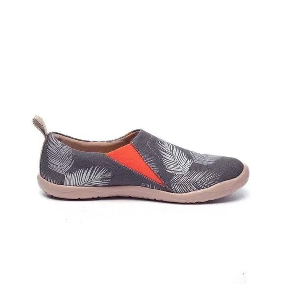 UIN Men's Loafers Shoes Slip On Canvas Walking Shoes (FOLLOW YOUR FREEDOM)