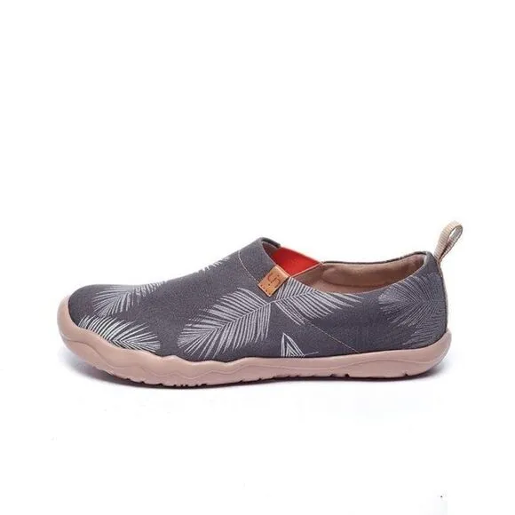 UIN Men's Loafers Shoes Slip On Canvas Walking Shoes (FOLLOW YOUR FREEDOM)
