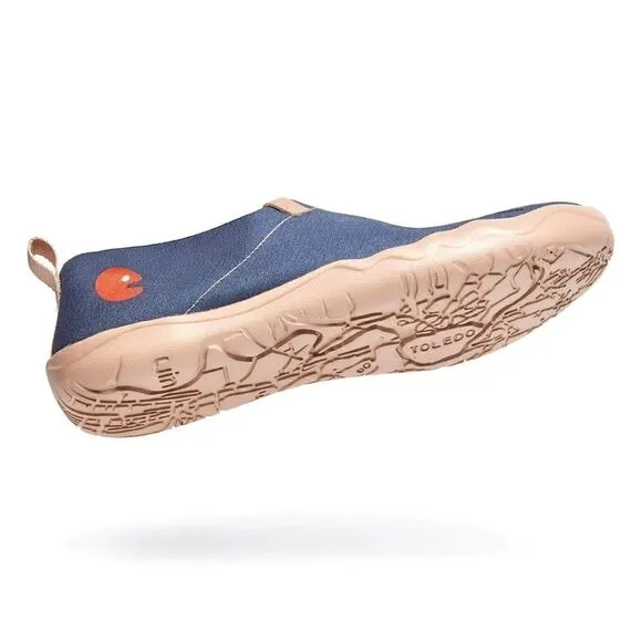 UIN Men's Loafers Shoes Slip On Canvas Walking Shoes (Jazz Passion)