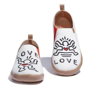 UIN Men's Slip Ons Canvas Flats Casual Loafers Shoes (True Love Toledo I)