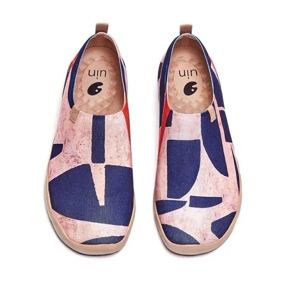 UIN Men's Walking Travel Shoes Casual Loafers (Stone Road)