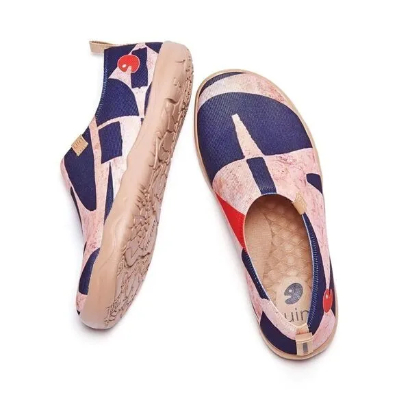 UIN Men's Walking Travel Shoes Casual Loafers (Stone Road)