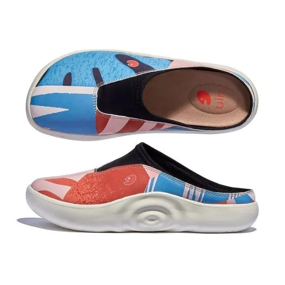 UIN Women's Comfort Travel Shoe Casual Slippers (Spring Forest Mahon I )