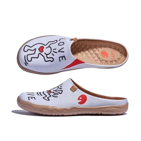 UIN Women's Mules Comfort Shoes Casual (True Love 2 - Malaga)