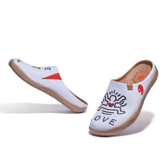 UIN Women's Mules Comfort Shoes Casual (True Love 2 - Malaga)