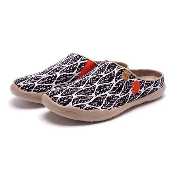 UIN Women's Mules Comfort Travel Shoes Casual Slippers (Beyond the shadow)