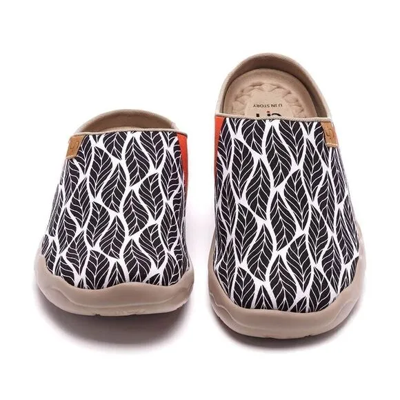UIN Women's Mules Comfort Travel Shoes Casual Slippers (Beyond the shadow)