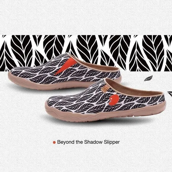 UIN Women's Mules Comfort Travel Shoes Casual Slippers (Beyond the shadow)