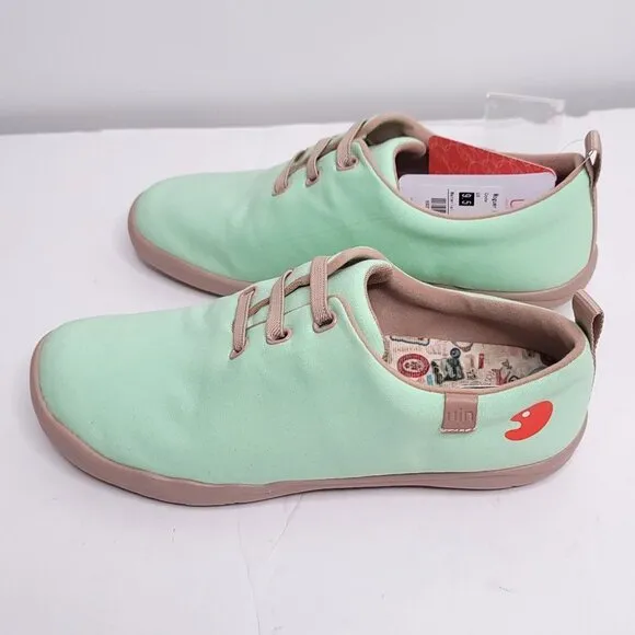 UIN Women's Slip Ons Canvas Lightweight Sneakers Walking Casual Loafers Sze 9.5