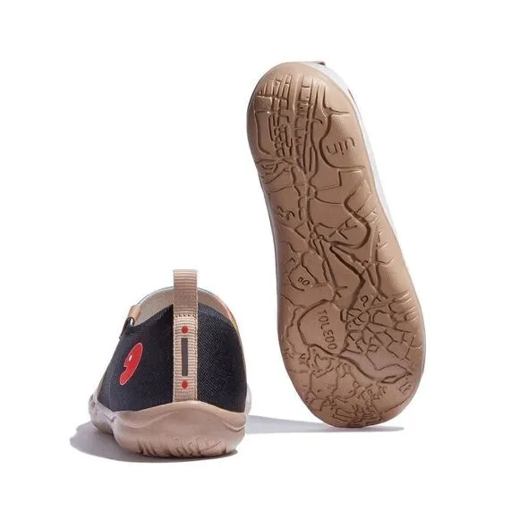 UIN Women's Walking Travel Shoes Slip On Canvas Casual Loafers (She And Cello)