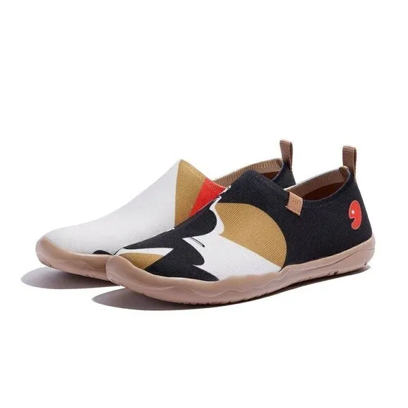 UIN Women's Walking Travel Shoes Slip On Canvas Casual Loafers (She And Cello)