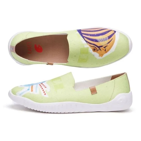 UIN Women's Ballet Flats Slip On Casual Comfort Loafers (Free Me 2 Menorca II)