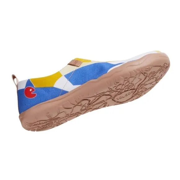 UIN Women's Canvas Slip-On Ladies Travel Shoes (Crossover Toledo)