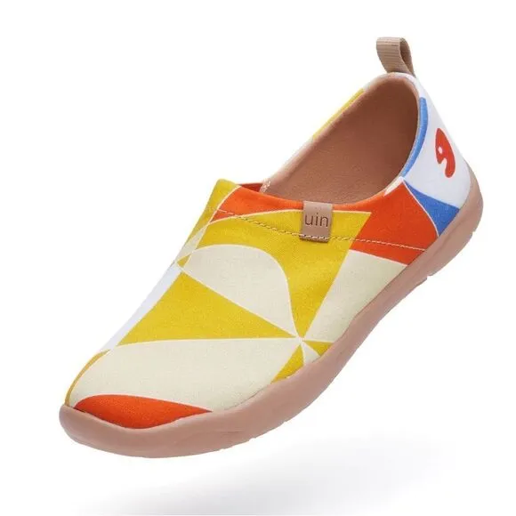 UIN Women's Canvas Slip-On Ladies Travel Shoes (Crossover Toledo)