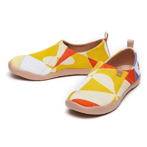 UIN Women's Canvas Slip-On Ladies Travel Shoes (Crossover Toledo)