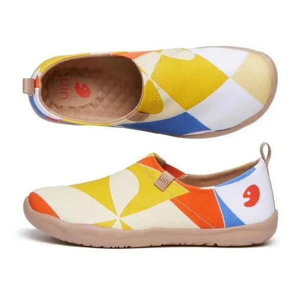 UIN Women's Canvas Slip-On Ladies Travel Shoes (Crossover Toledo)