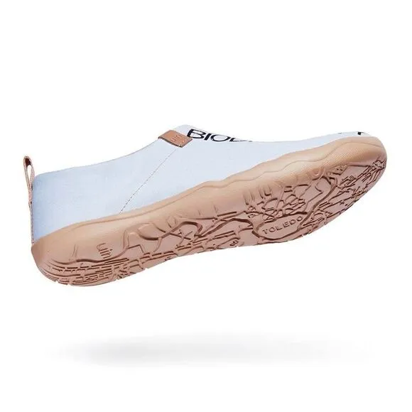 UIN Women's Canvas Slip-On Ladies Travel Shoes (Hopeful World - Toledo)