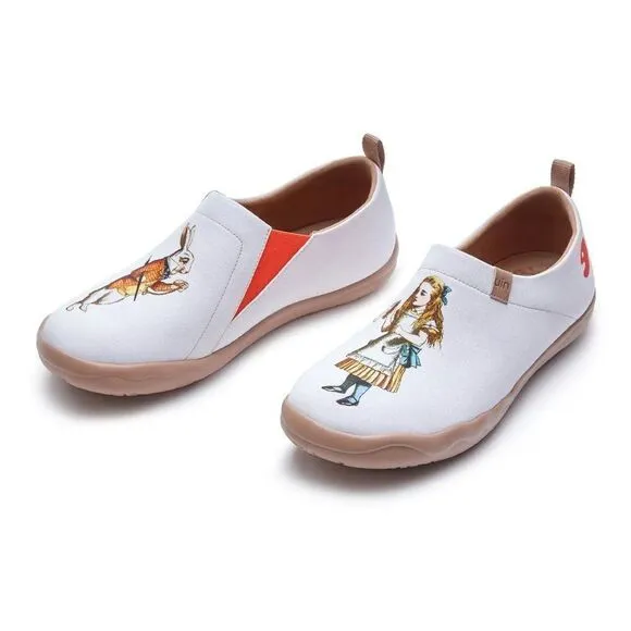 UIN Men's Casual Walking Travel Shoes Canvas Loafers  (John Wonderland Toledo I)