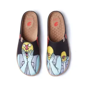 UIN Men's Mules Comfort Canvas slipper shoe (So Far So Good Malaga)
