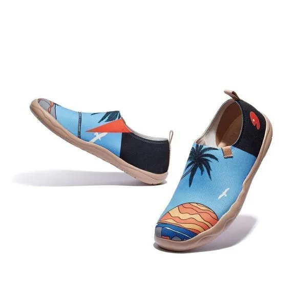 UIN Men's Shoes Slip On Casual Knit Loafers Comfort Sneaker (Vacay Time Toledo)