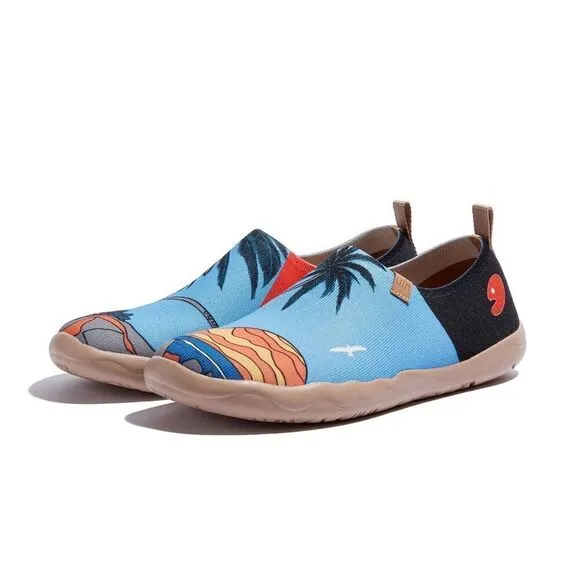 UIN Men's Shoes Slip On Casual Knit Loafers Comfort Sneaker (Vacay Time Toledo)