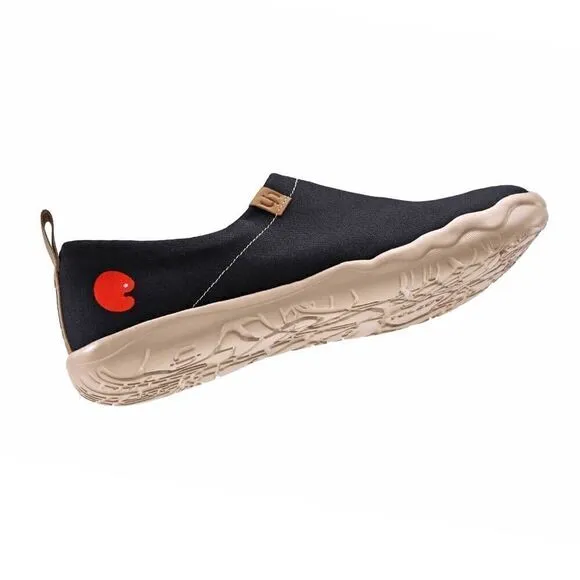 UIN Men's Walking Shoes Slip On Canvas Casual Comfort Loafers (Rust in Peace)