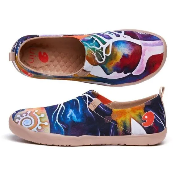 UIN Men's Slip On Loafers Canvas Lightweight Flats Sneakers (Profoundity)