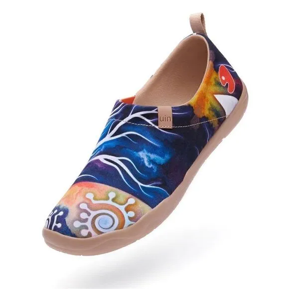 UIN Men's Slip On Loafers Canvas Lightweight Flats Sneakers (Profoundity)