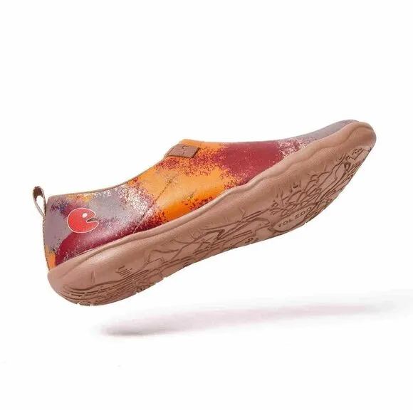 UIN Men's Walking Travel Shoes Canvas Casual Comfort Loafers (Pharaoh)