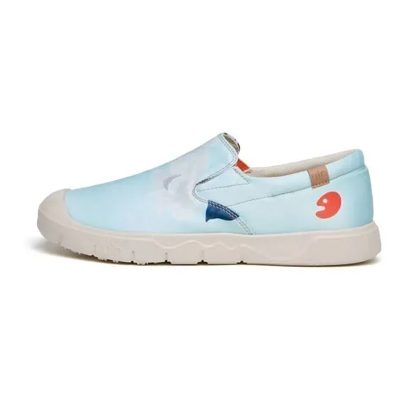 UIN Women's Lightweight Walking Casual Slip Ons Loafers (Minty Peony Cadiz)