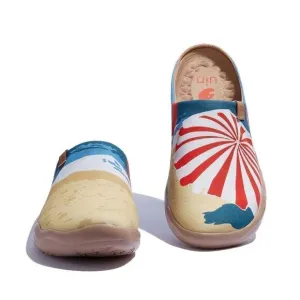 UIN Women's Mules Comfort Travel Shoes Casual Slippers Slip On (Sunshine Beach)