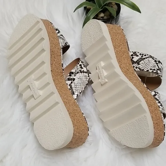 UNIONBAY | Snakeskin Print Chunky Sandals