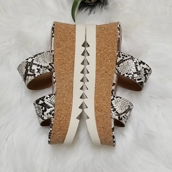 UNIONBAY | Snakeskin Print Chunky Sandals