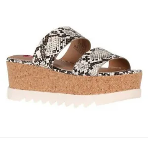 UNIONBAY | Snakeskin Print Chunky Sandals