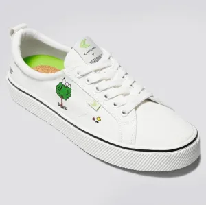 UNISEX CARIUMA OCA Low Peanuts Snoopy Earth Day Off-White Sneaker Sz 12.5M / 14W