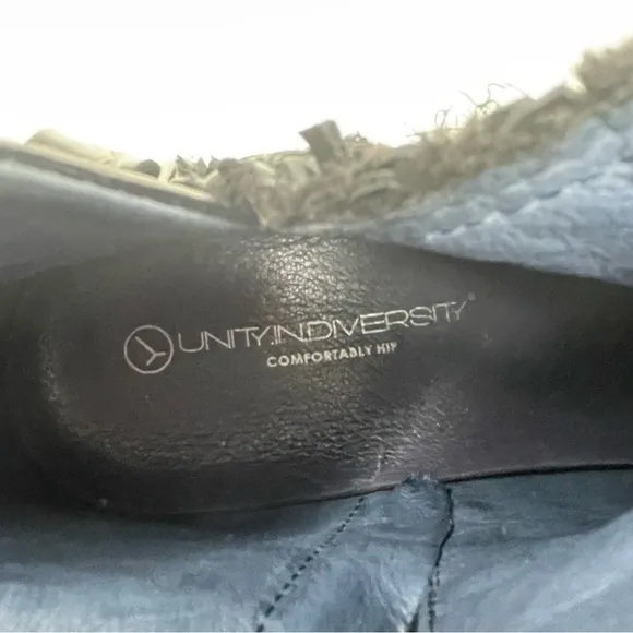 Unity In Diversity Boots Lauper Leather Side Zip Black 37