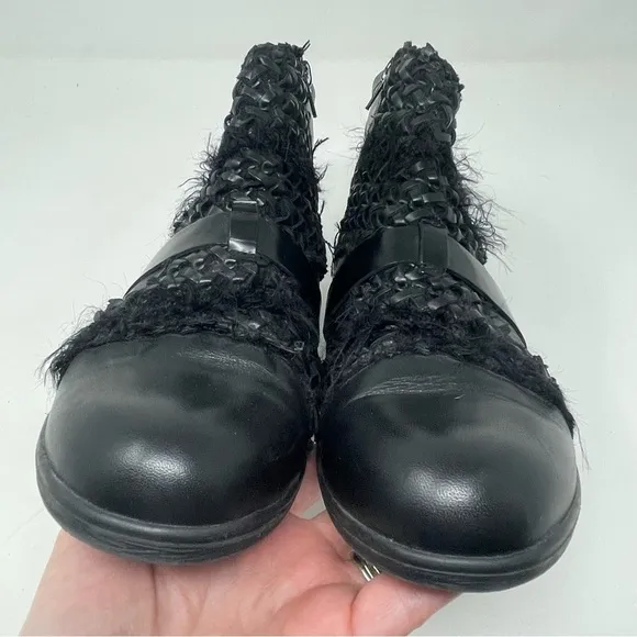 Unity In Diversity Boots Lauper Leather Side Zip Black 37