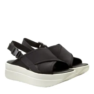 Vagabond Daria Chunky Platform Sandals 37 7 Slingback Neoprene Criss Cross Wedge