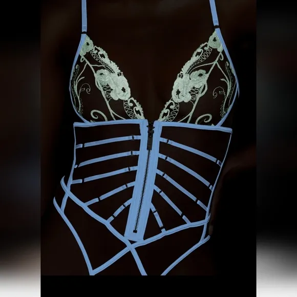 Valerie Glow Bodysuit xxl NWT by Honey Birdette