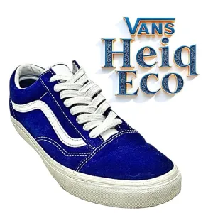 Vans Authentic Heiq Eco Dry Dupon Water Repellent Blue/White Size 10.5 Medium