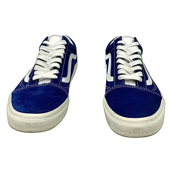 Vans Authentic Heiq Eco Dry Dupon Water Repellent Blue/White Size 10.5 Medium