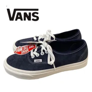 Vans Authentic Heiq Eco Dry Dupont Navy Blue Suede Women's Men's Sneakers NEW