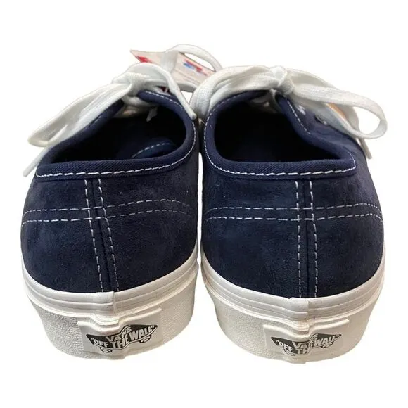 Vans Authentic Heiq Eco Dry Dupont Navy Blue Suede Women's Men's Sneakers NEW