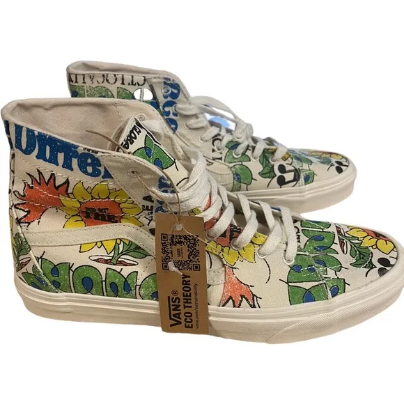 VANS Eco Theory SK8-Hi Tapered Sneakers Shoes, Men’s Size 12
